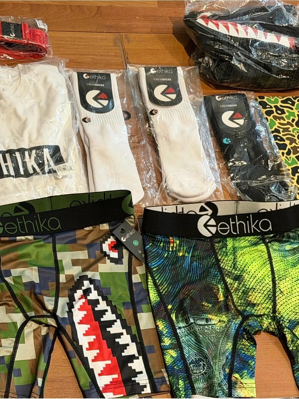 Kids boxer briefs, medium and large accessories clothing bundle boys ETHIKA MX4